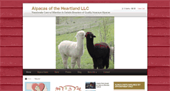 Desktop Screenshot of alpacasoftheheartland.com